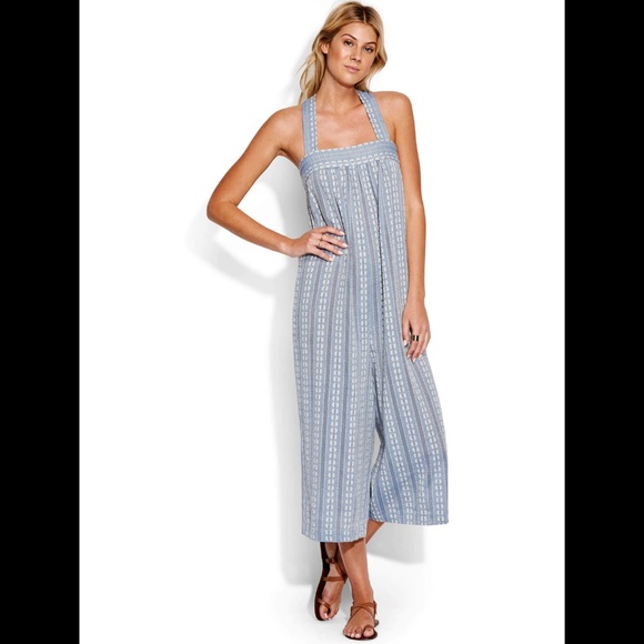 Anthropologie Seafolly Splendour Dobby Stripe Jumpsuit - Picture 5 of 6